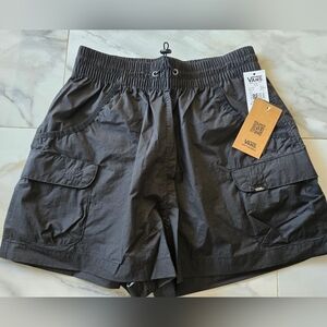 Vans Womens Windbreaker Mte Black Athletic Shorts